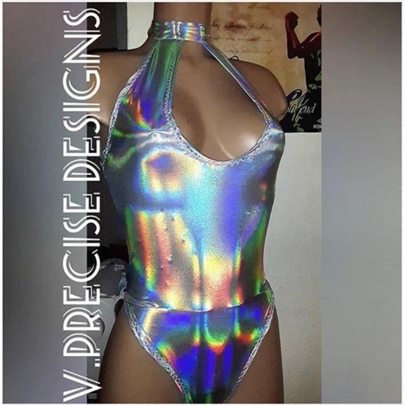 iridescent bodysuit